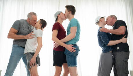 Twink Top: Austin Young,Dale Savage,Cole Blue,Dallas Steele,Felix Maze and Lukas Stone in twink on daddys orgy