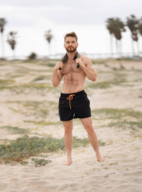 Sean Cody: Latin well-built Manny and  Beck banged each other outdoor