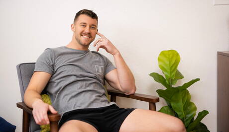 Tough guy Jeremiah and superstud Justin have anal sex