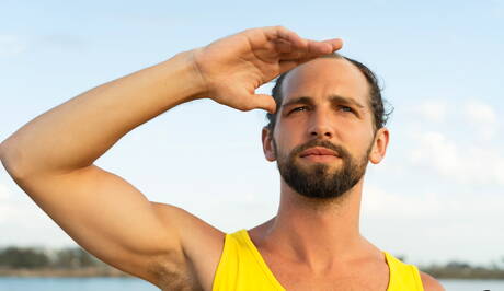 Tough guy Jaxon Kingston and hunk Thomas Johnson sucking and screwing each other on beach