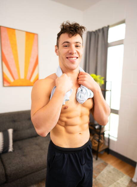 Il toro americano Kyle Fletcher si masturba