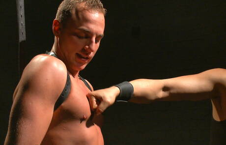 American bull Jacob Durham likes to be tied