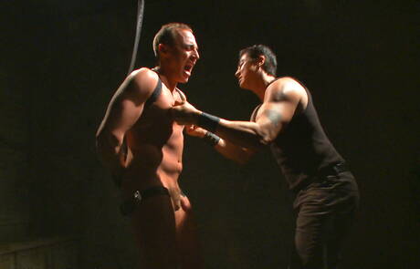 American bull Jacob Durham likes to be tied