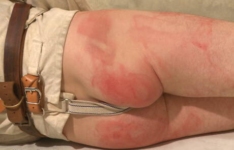 Stud Jimmy Bullet hard vastgebonden