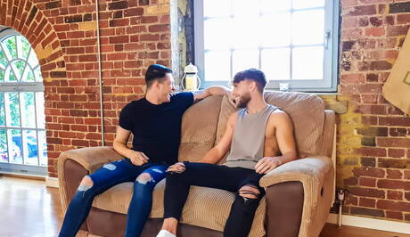 Superstud Jake Surf and strongman Marco Braid sucking and fucking each other