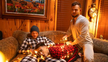 Sean, Josh, Cody Seiya, Justin, Devy w gorącej scenie seksu grupowego na świeżym powietrzu