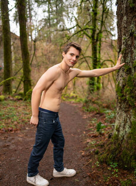 American well-built Jeb and beefcake Levi fuck ass after sucking outdoor