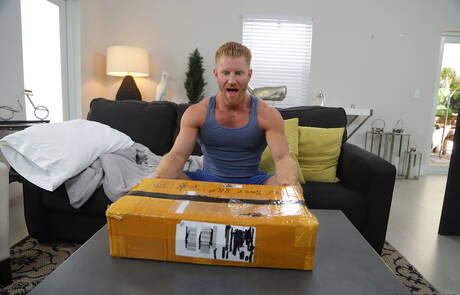 Ebony otter Adonis Couverture and hunk Johnny V in hot interracial ass bang