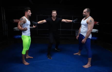 American muscular Jaxx Thanatos and russian superstud Vadim Black have anal sex