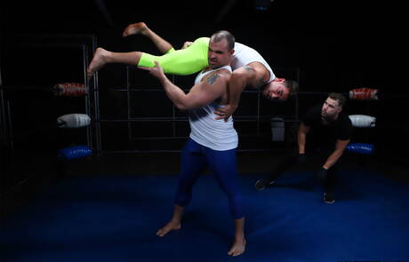 American muscular Jaxx Thanatos and russian superstud Vadim Black have anal sex