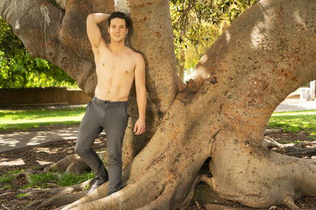 Stud Landon i superstudent Cole w międzyrasowej miłości na świeżym powietrzu