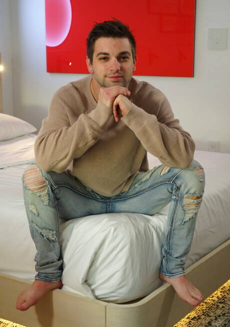 Johnny Rapid: Nice american boys well-built Johnny Rapid and hot bear Jaxton Wheeler in hot anal sex