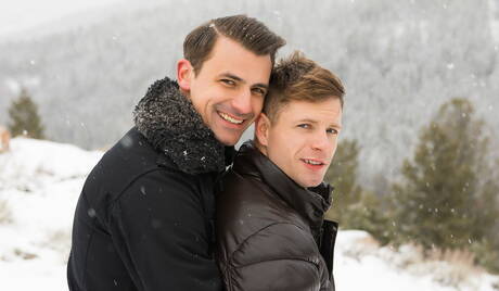 Sean Cody: Beefy Dean and american husky guy Malcolm in hot ass fuck action outside