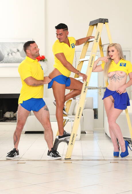 ホットなケイ・カーター、マイルズ軍曹、セザール・ゼスがバイセクシャルセックスシーンに出演