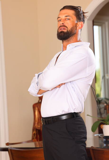 Biphoria: Hot Alpha Wolfe, Dereck Defendi and Julia Robbie in hot bi groupsex