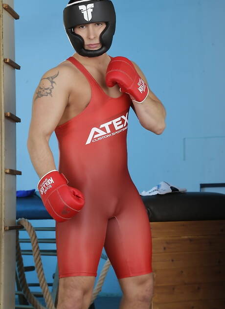 Staxus: Two czech guys hunky guy Heath Denson and husky guy Marty Love drilling an ass