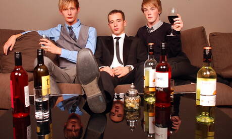 Staxus: Shameless boys Connor Levi, Kai Alexander and Luke Desmond make a love