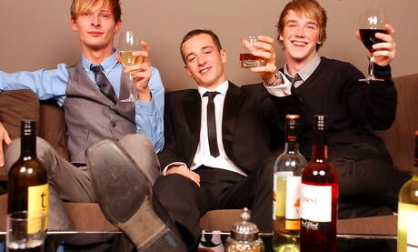 Shameless boys Connor Levi, Kai Alexander and Luke Desmond make a love