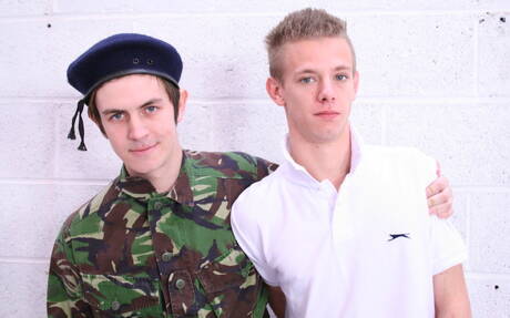 Twink Zak Starr and english young dude Luckas Layton in hot anal sex