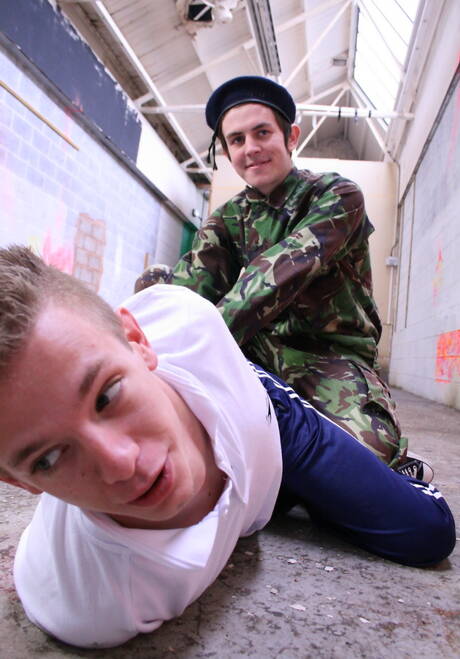 Twink Zak Starr and english young dude Luckas Layton in hot anal sex