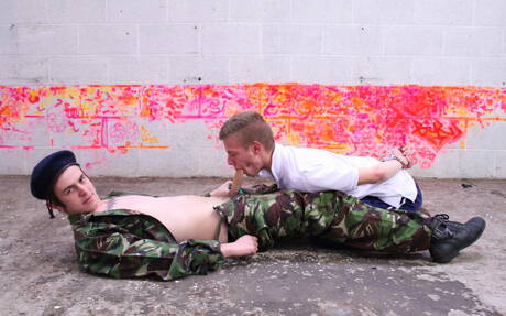 Twink Zak Starr and english young dude Luckas Layton in hot anal sex