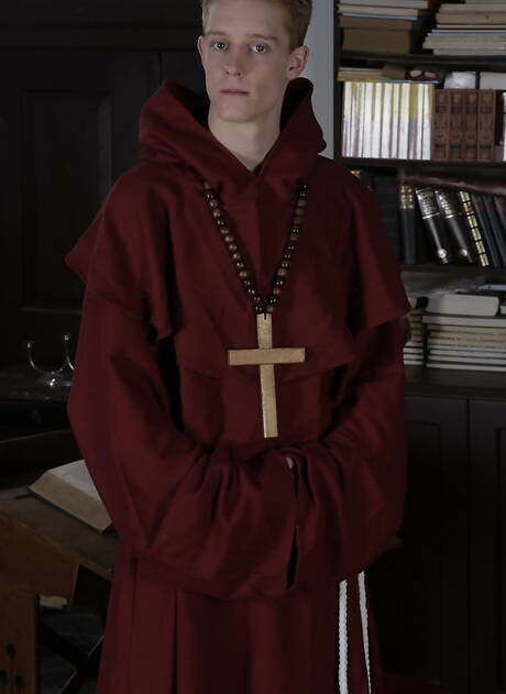 Seksowni Brad Fitt, Darryl Declan i Sven Laarson uprawiają seks w trójkącie