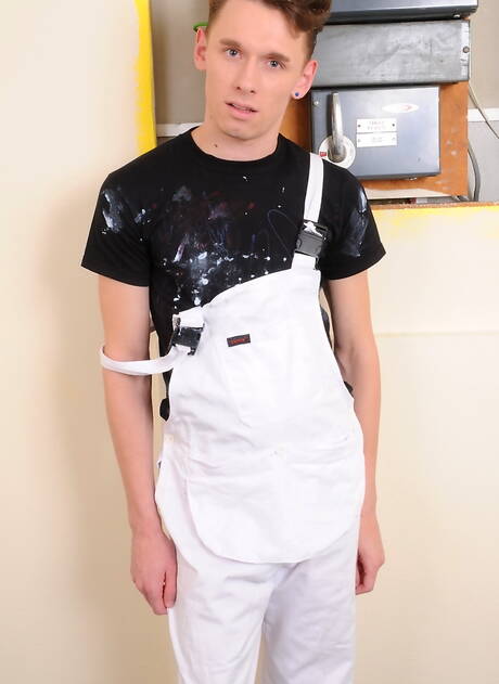 波蘭小夥Ethan White和英國帥哥Oscar Roberts吸吮後乾了屁股