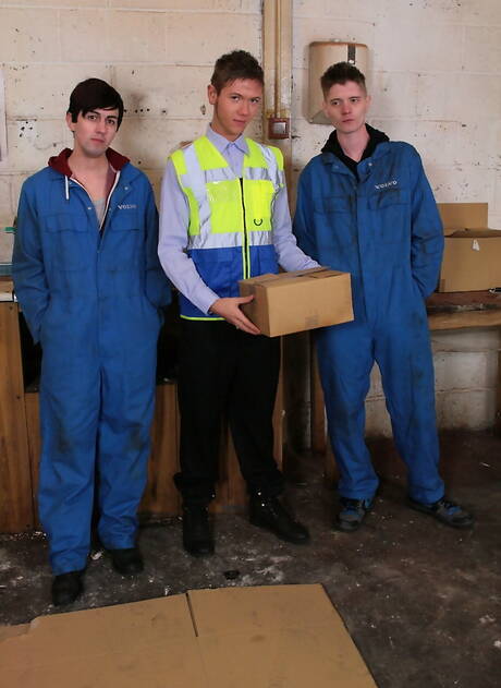 Staxus: Nasty buddies Finley Yves, Keiron Jones and Lloyd Adams make a love