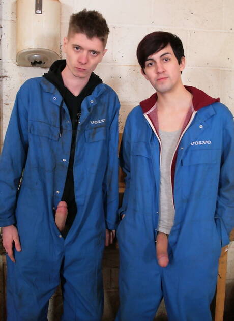 Nasty buddies Finley Yves, Keiron Jones and Lloyd Adams make a love