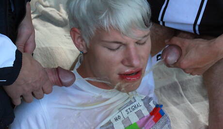 ragazzi sexy Nick Kelson, Ben Rain e Julien Adagio in un caldo sesso anale a tre all