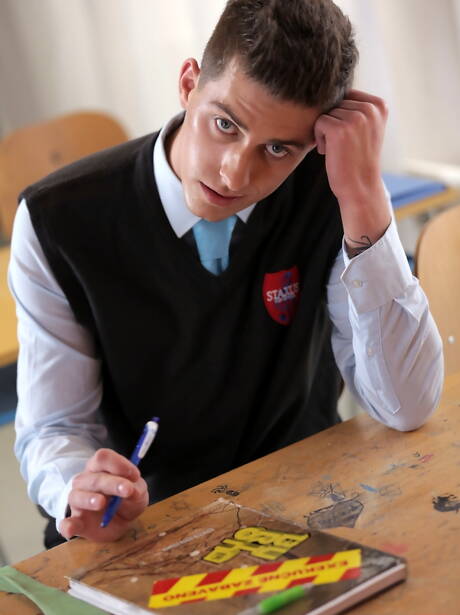 Alan Benfelen, Darko, Jace Reed, Ryan, Sam in einer Gruppensexszene