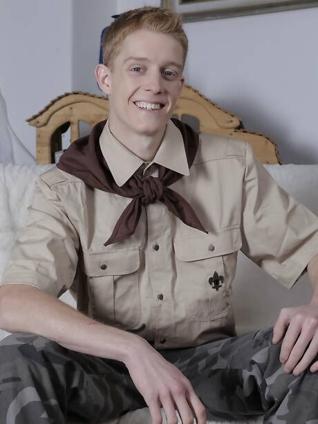 Staxus: Twink scout gays with big cocks loves groupsex