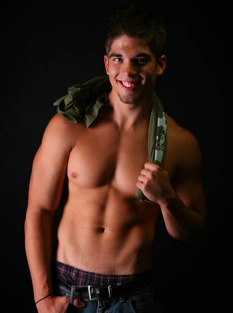 Der attraktive Gage wichst