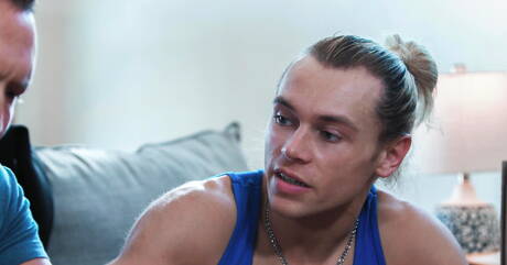 Die amerikanischen Stars Pierce Paris und Johnny Moon haben einen harten Analsex