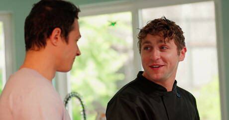 Disruptive Films: Two american guys stud Calvin Banks and young Jayden Marcos have a hot couple scene