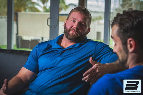 Hot guys Abe Andrews, Colby Jansen and Jaxton Wheeler drilling an ass outside