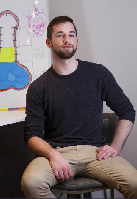 Masqulin: Ace Quinn, Alex Mecum, Jeremy London, Thyle Knoxx having fun together