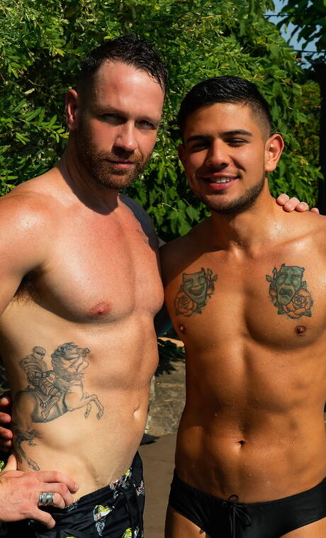 Il bel fusto Alex Montenegro e il bel ragazzo Kit Cohen fanno sesso bollente all