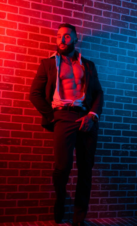 American hunk Rocky Vallarta and canadian muscular Tony Dangelo have a hot couple scene