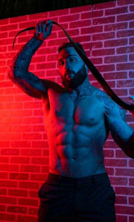 アメリカのイケメン、ロッキー・ヴァラルタとカナダの筋肉質なトニー・ダンジェロが熱いカップルシーンを披露