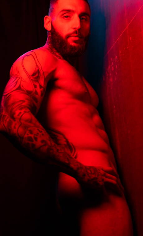 American hunk Rocky Vallarta and canadian muscular Tony Dangelo have a hot couple scene