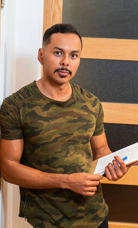 Superstud Milo Madera and strongman Tayler Tash in hard anal sex