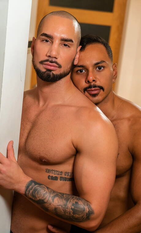 Superhengst Milo Madera und Strongman Tayler Tash beim harten Analsex