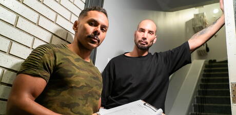 Superhengst Milo Madera und Strongman Tayler Tash beim harten Analsex