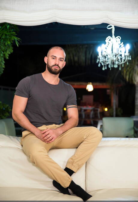 Masqulin: Attractive dude Bruno Max and sexy guy Pierce Paris have a hot sex outside