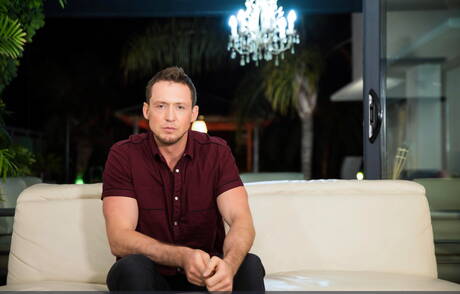 Attractive dude Bruno Max and sexy guy Pierce Paris have a hot sex outside