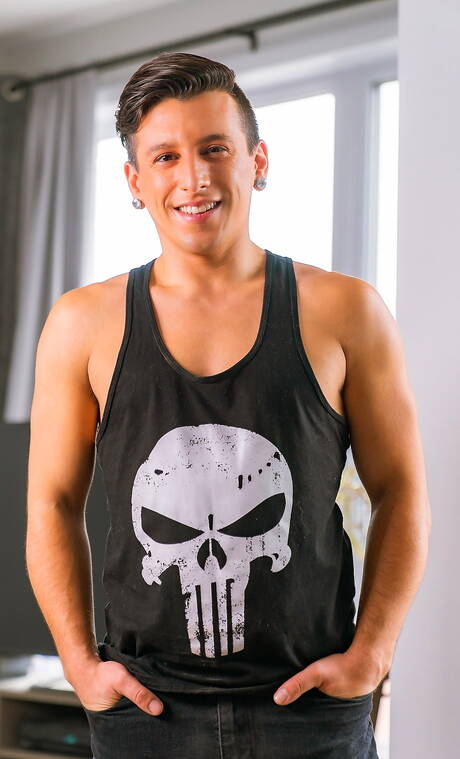 Die heißen Typen Collin Lust, Derek Thibeau und Ryan Jacobs beim heißen Dreier-Analsex