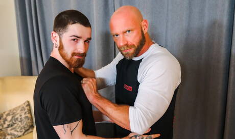 Hot american dudes gay bear Killian Knox and hot twink Nick Milani fuck ass after sucking