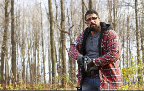 Andrew Green and canadian bull Ryan Bones sucking and screwing each other outside