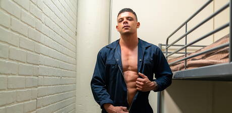 Der starke Mann Miguel Exotic und der junge Amerikaner Jordan Lake haben Analsex